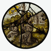 Roundel with Saint Francis Receiving the Stigmata