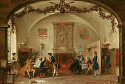 Guardroom Scene;Allegory on the War with France in 1747