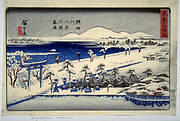 Sumida River in Snow