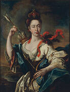 Portrait of a Woman with Attributes of Diana