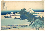 冨嶽三十六景　相州七里浜|Shichirigahama in Sagami Province (Sōshū Shichirigahama), from the series Thirty-six Views of Mount Fuji (Fugaku sanjūrokkei)