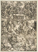 The Seven Angels with the Trumpets, from The Apocalypse, Latin Edition, 1511