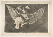 Plate 5  from the 'Disparates': Flying Folly