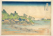 冨嶽三十六景　相州江の島|Enoshima in Sagami Province (Sōshū Enoshima), from the series Thirty-six Views of Mount Fuji (Fugaku sanjūrokkei)