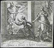 Mercury Turning Aglauros to Stone