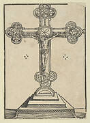 A Silver-Gilt Cross with Christ Crucified, from the Wittenberg Reliquaries