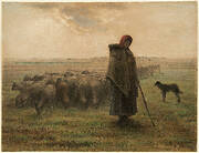 Shepherdess and Her Flock