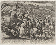 Plate 25: The Roman Commander Cerialis Attacks Near Trier, from The War of the Romans Against the Batavians (Romanorvm et Batavorvm societas)