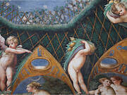 Detail of the Fresco "Saletta of Diana and Acteon"