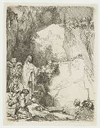 The raising of Lazarus: small plate