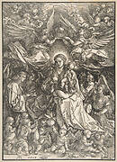 The Virgin Surrounded by Many Angels