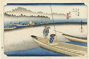 Fifty-Three Stations of the Tokaido Hoeido Edition “Mitsuke (Tenryu River)”