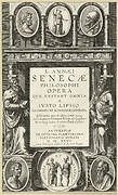 Titelpagina voor L. Annaei Senecae Philosophi Opera, 1615