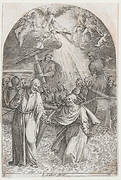 Christ Walking on Water, Holding the Hand of St. Peter (Second Composition), from Les Tableaux de Rome, Les Eglises Jubilaires (The Paintings of Rome, The Churches Jubilee), plate 9