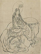 Fugen Bosatsu Seated on an Elephant