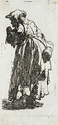 Old Beggar Woman with a Gourd