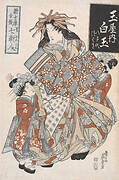 The Courtesan Shiratama from the Tamaya House (Tamaya no uchi Shiratama)