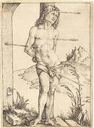 Saint Sebastian Bound to the Column