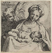 Madonna and Child with an Angel