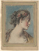 Head of a Young Woman, in Profile from the Right