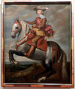 Equestrian painting of Infant-Cardinal  Don Fernando of Austria