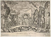 Fifth Interlude: Vulcan (Intermedio quinto di Volcano), from the series 'Seven Interludes' for the wedding celebration of Cosimo de' Medici in Florence, 1608