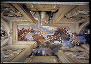 Casino Aurora. Ground floor. General view of Guercino's 'Aurora'