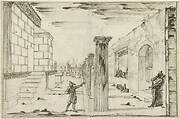 Side view of the Temple of Isis in Pompeii