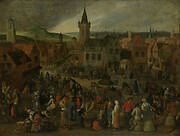 Market Day in a Flemish Town