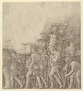 Triumph of Caesar: Soldiers carrying Trophies