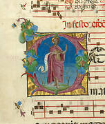 Cutting from a Franciscan gradual