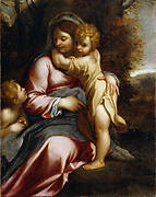 Madonna and Child with St John