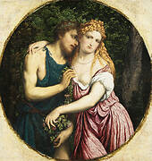 Mythological Couple (Daphnis and Chloe ?)