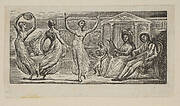 Menalcus Watching Women Dance, from Thornton's Pastorals of Virgil