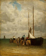 French Coastal Scene