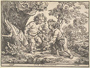 The Infant Christ and St. John Playing with the Lamb