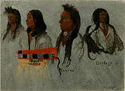 Four Portraits of North American Indians