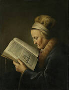 Old Woman Reading