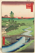 One Hundred Famous Views of Edo “Furukawa River in Hiroo”