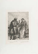 "She thank'd me": plate 2 from Othello (Act 1, Scene 3)