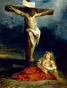 Saint Mary Magdalene at the Foot of the Cross