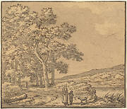 A Landscape with Three Figures and a Dog