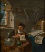 An Alchemist in His Studio