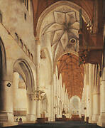 The Interior of St Bavo's Church, Haarlem