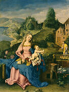 Virgin and Child in a Landscape