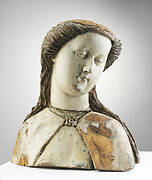 Fragment of a Female Saint